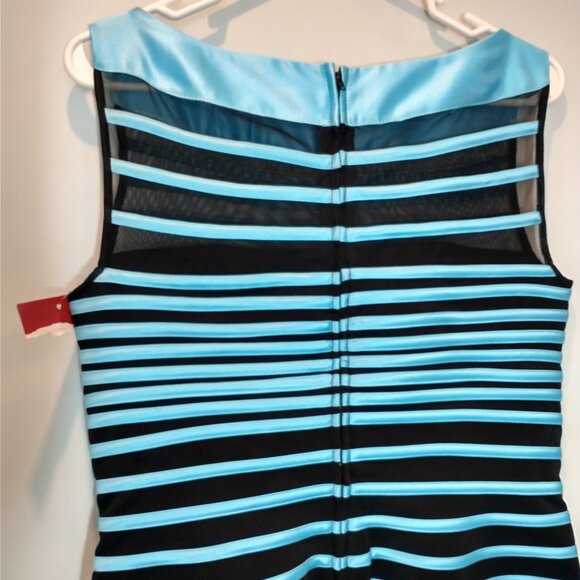 NWT JS Collections Blouse with Sheer Accent Panels Size 10 - Picture 3 of 4